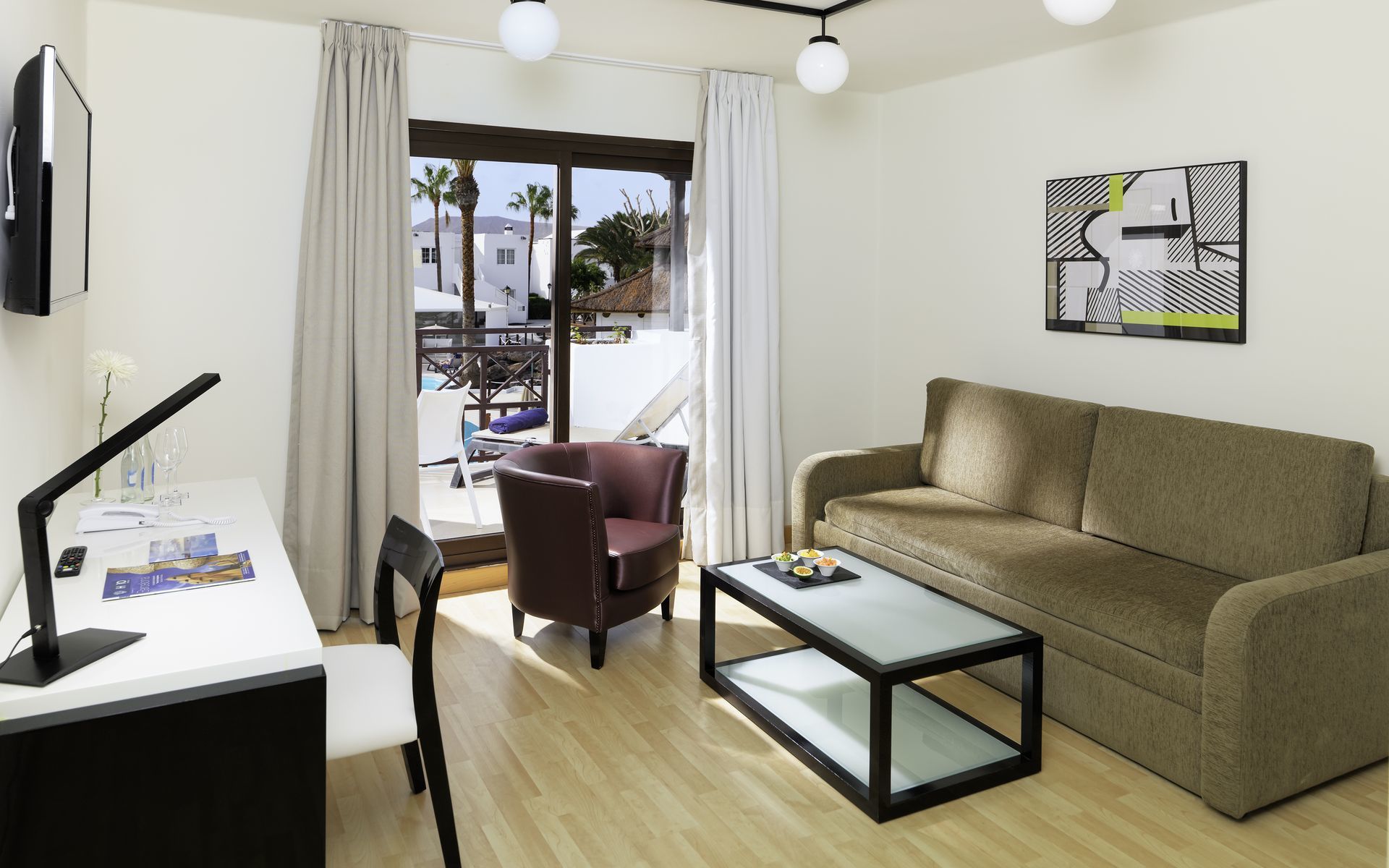 Boutique Hotel H10 White Suites - Adults Only Playa Blanca  Rom bilde